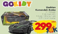 GOKİDY OYUNCAK UZAKTAN KUMANDALI ARABA